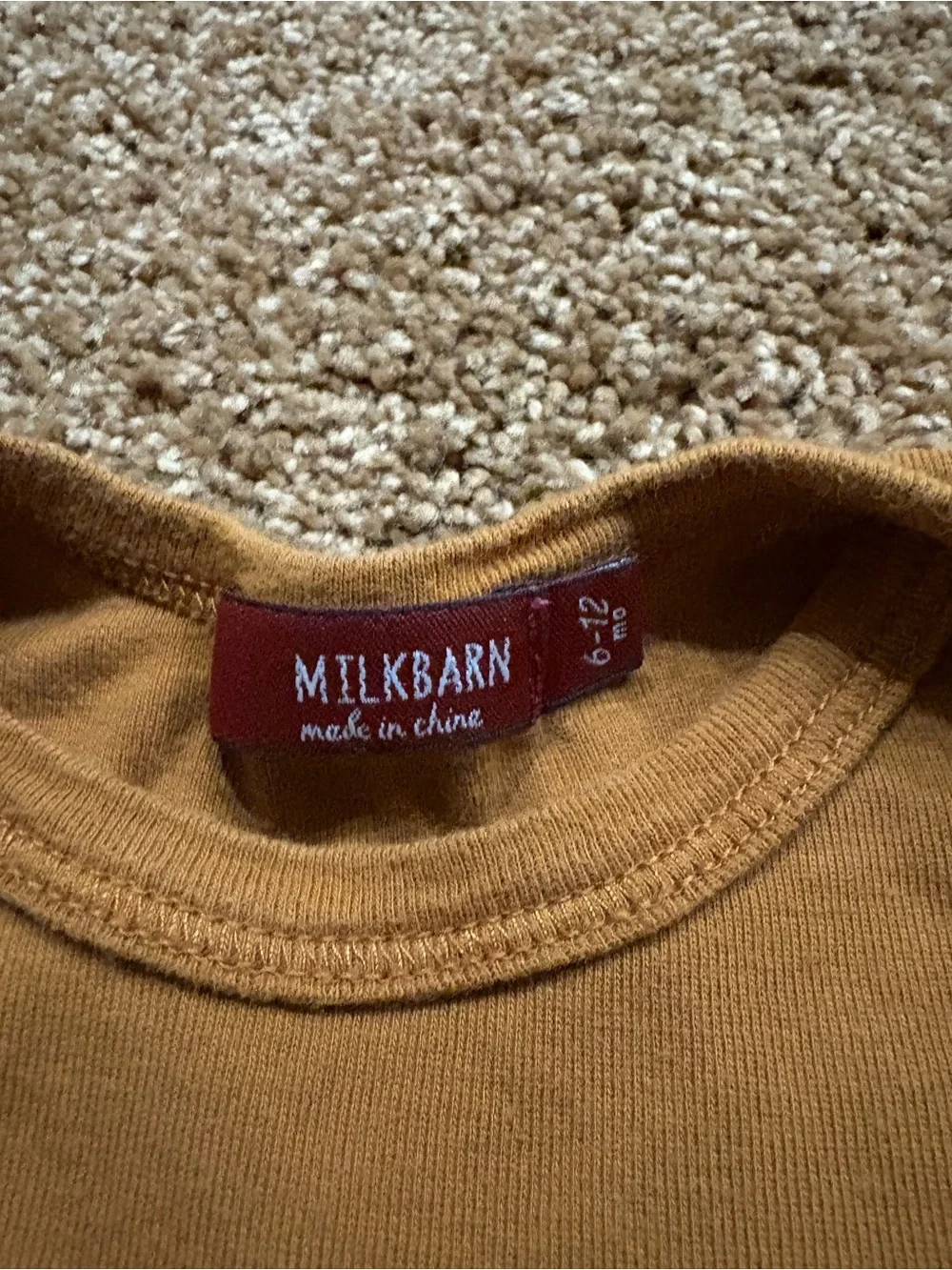 Milkbarn Giraffe Organic Cotton One-Piece Bodysuit